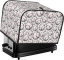 Oven Cover Kitchen Bread Machine Protector,4 Slice Toaster Cover For Home,Fingerprint Coaster Cover,Kitchen Small Appliance,Cute Baseball