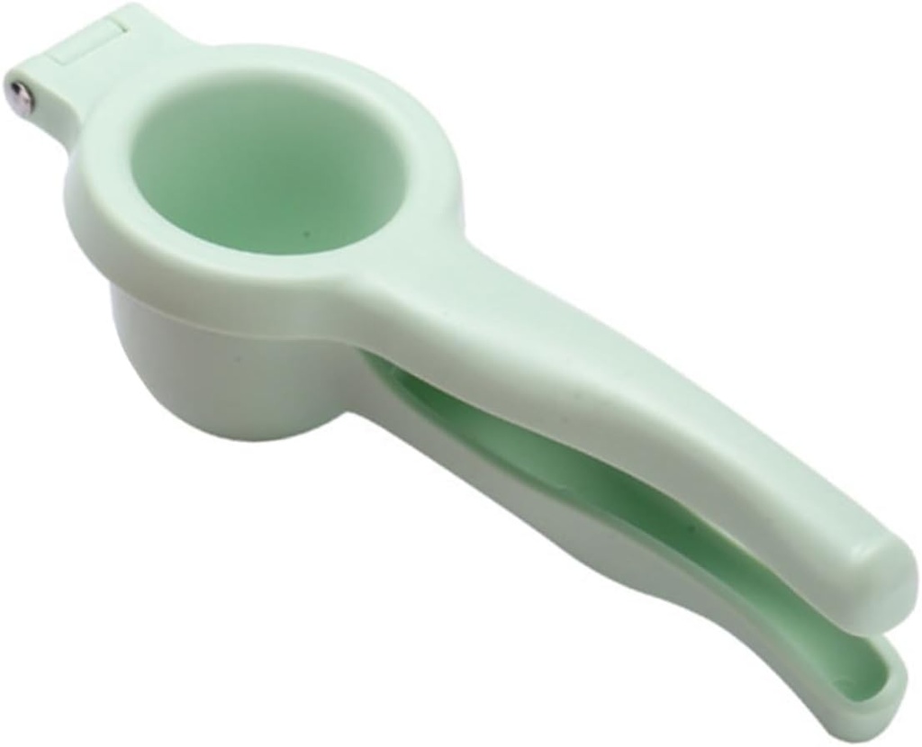 Manual Lemon Juicer Handheld Citrus Squeezer with Ergonomic Handle Corrosion Resistant Kitchen Tool for Fresh Juice Smoothies Marinades Compact Green Household Extractor