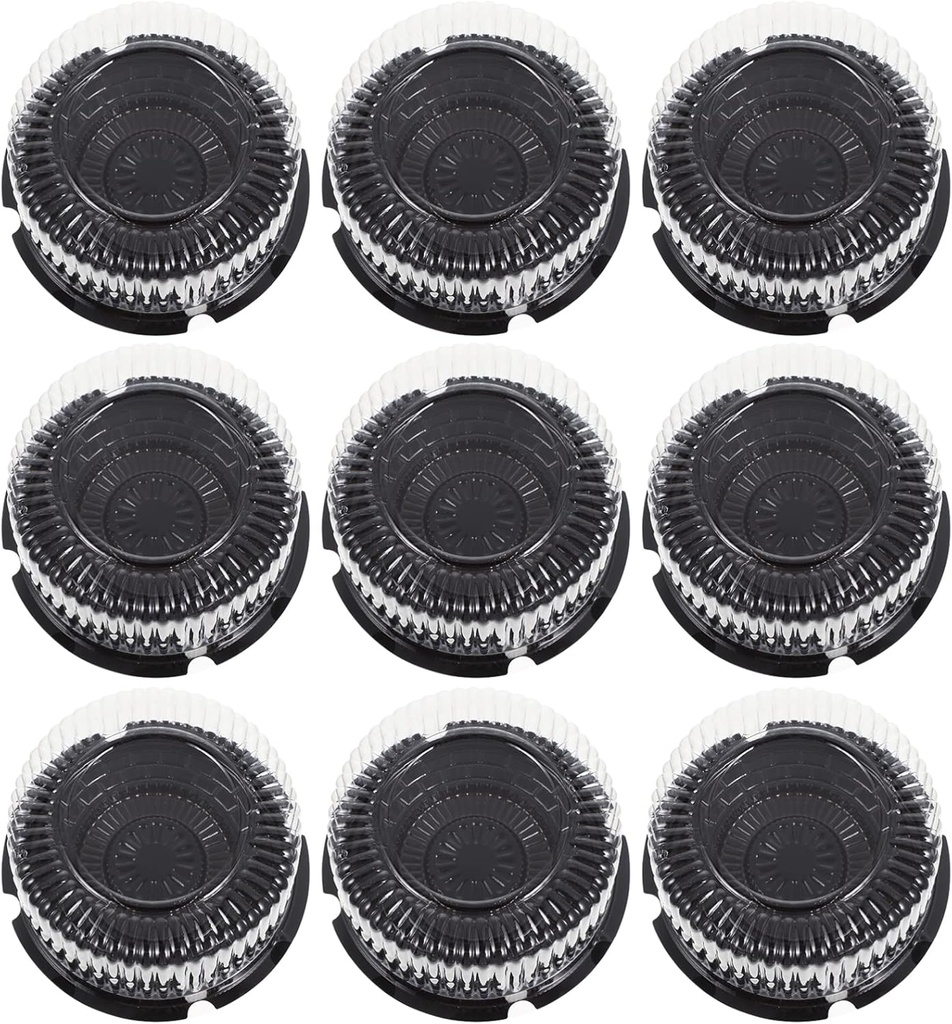 Cabilock Elegant Cake Carrier Cake Packaging Box Plastic Carrier Pet 10pcs for Party Supplies