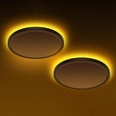 2Pack 12 Inch LED Ceiling Light with Night Light, 24W 2400LM 3000K Warm to 6500K Cold Selectable, Small Round White Flush Mount Light Fixture for Bedroom Bathroom Kitchen (No Dimmable)