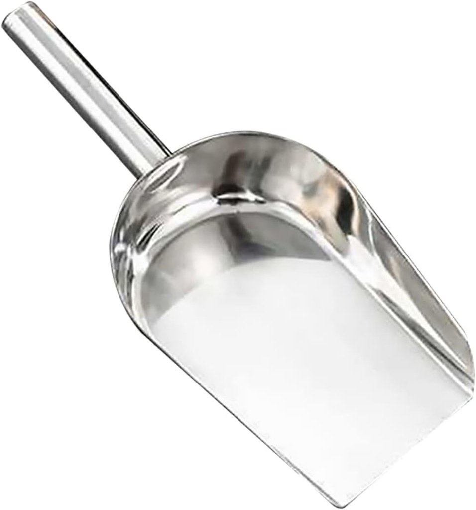 Multi-function Ice Scoop Stainless Steel Flour Shovel Food Scoop Perfect for Crushed Ice Candy Meals