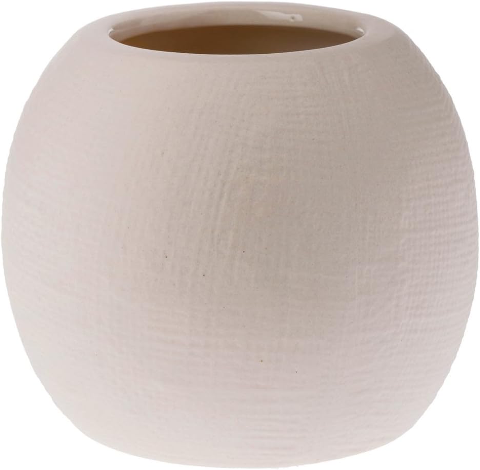 Spirella 40.07344 Goblet Bathroom Natural Stoneware Frame 9 x 9 x 8.5 cm