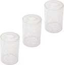 Crack Finish Glass Lamp Shade, 3 Pack LEDupdates Clear Crackle Finish Cylinder for Light Fixture Shade Replacement 1" 5/8 fitter