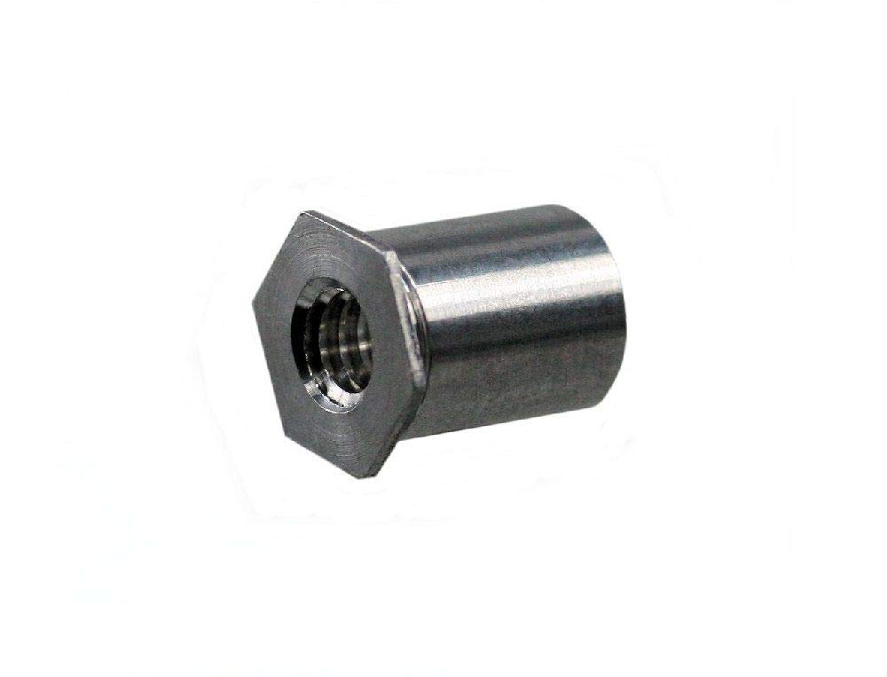 Unicorp ESOA-1032-26 5/16" Hex THR Hole Standoff, 10-32 THD x 0.812 lg, Aluminum QTY-100