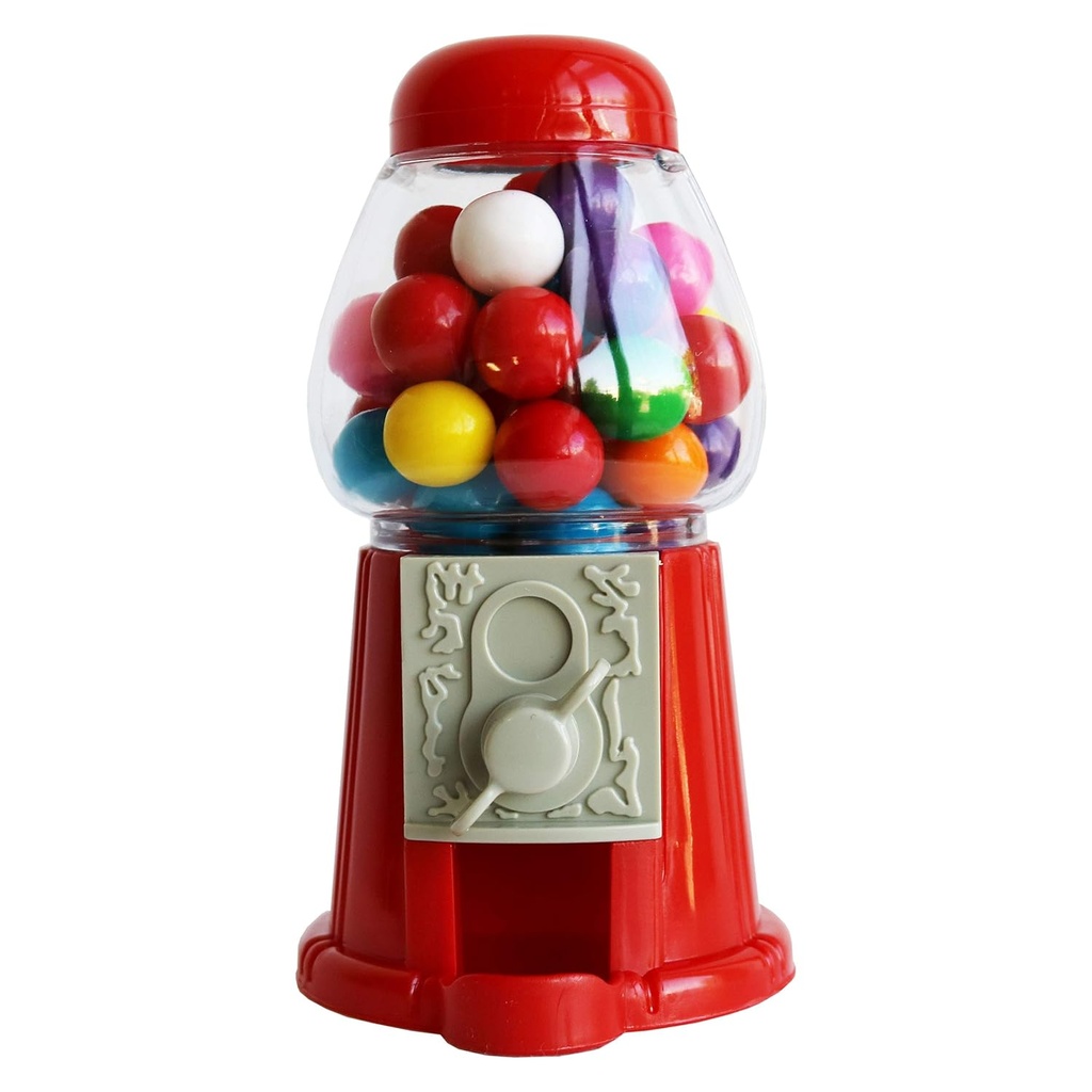 ModParty Mini Red Candy Dispensers (Set of 6) – Kids Party Favors, Retro Candy Holder Decorations (Candy Not Included)