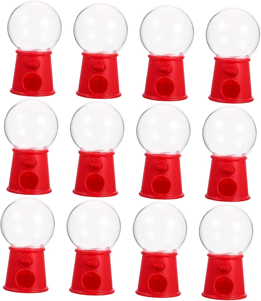 Mini Gumball Machine Candy Dispenser Boys and Girls Gumball Dispenser Bulk Wedding Candy Box Cake Decor