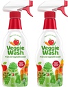 Veggie Wash Fruit & Vegetable Wash, Produce Wash and Cleaner, 16-Fluid Ounce, Pack of 2, Packaging May Vary