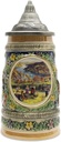 0.55 L | OktoberfestHaus "Herbst" (Fall) In Germany Beer Stein With Lid (#3 In Collection of Four Steins) Collectible Beer Steins and Inspired by Germany Beer Mugs