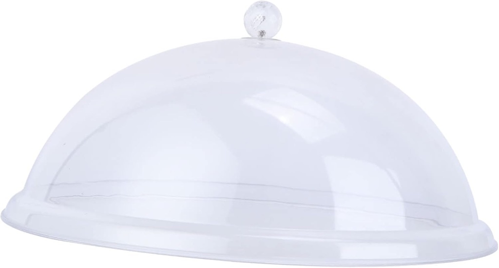 ABOOFAN Round Food Cover Pc Acrylic Splatter Dome Lid Cake Carrier Microwave Safe