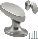 10 Pack Cabinet Knobs Brushed Nickel Solid Zinc Alloy Drawers Dresser Knobs Modern Kitchen Cupboard Bathroom Furniture Hardware