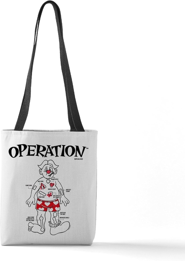 CafePress Operation Board Game 13"x13" Reusable Grocery Shopping Sling Tote Bag