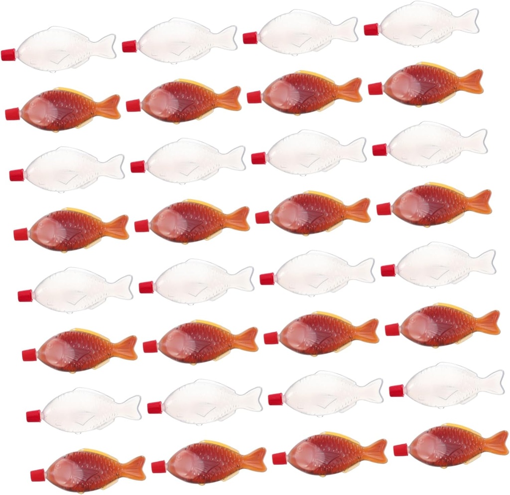 Mikinona Pcs Empty Soy Sauce Bottles Food-grade Sauce Bottles for Seasoning Dispensers