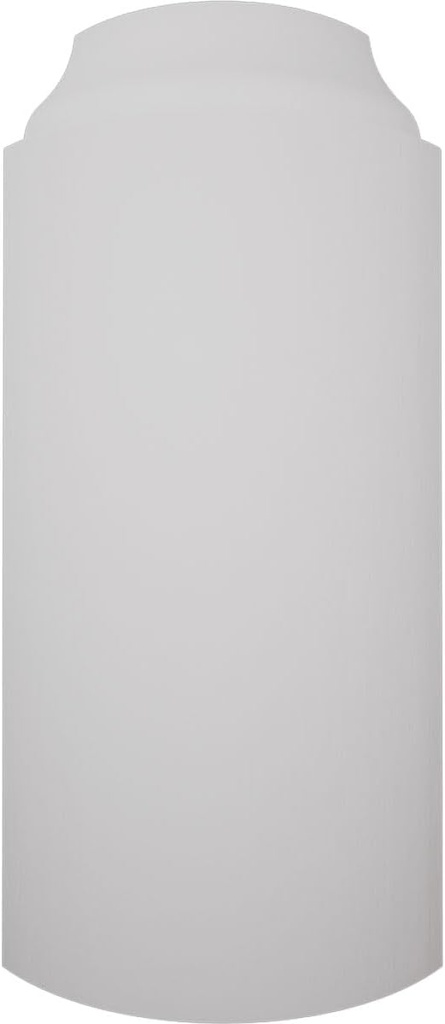 4 1/4"H x 1 5/16"P WM620 Americraft Solid Paint Grade Wood Bullnose Outside Bullnoseboard Corner Moulding, Primed Pine (Matches Moulding MLDW01X04WM620PP)