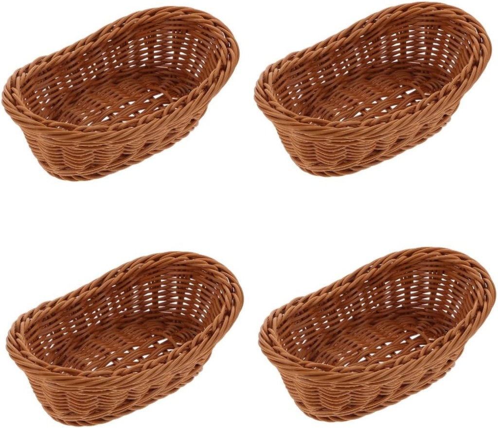 OUNONA 4pcs Kitchen Basket Snack Organizer Fruit Basket Hanging for Daily Use