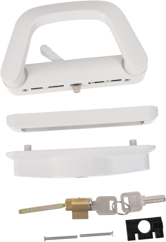 Practical Door Lock Kit Rolling Sliding Alloy Latch Privacy Lock for Bedrooms Bathrooms