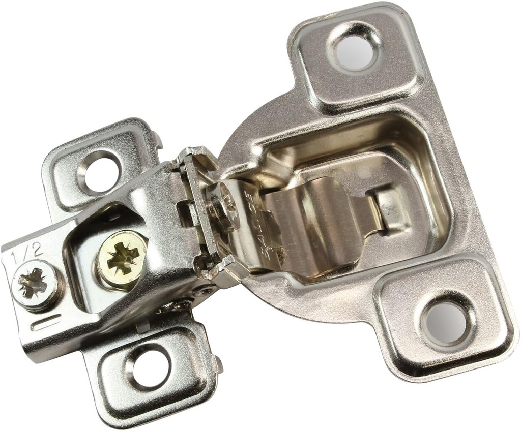 Salice 106 Degree Excenthree 1/2" Overlay Screw On Self Close Cabinet Hinge with 3 Cam Adjustment CSP3799XR (5)