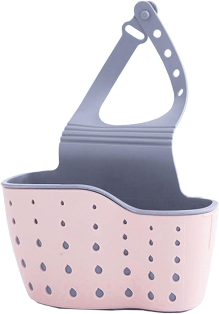 Sink Storage Drain Basket Bag Hanging Sponge Holder Adjustable Strap Soap Organiser Kitchen Organization Supplies