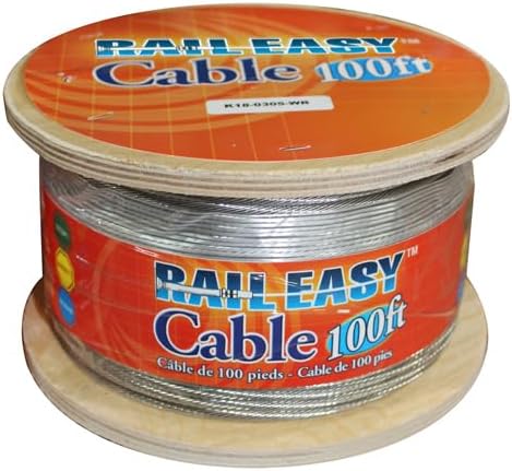 Atlantis RailEasy C0978-4100 Railing Cable (5/32") - 100 Feet Spool