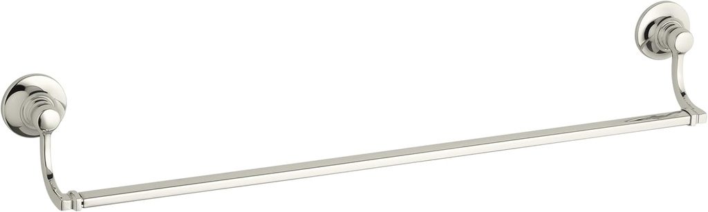Kohler K-11411-SN Bancroft 24" Towel Bar Vibrant Polished Nickel
