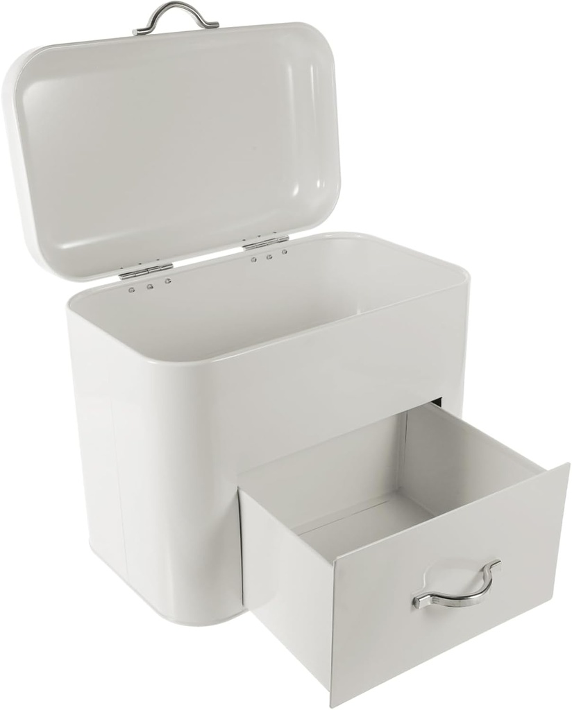 PRETYZOOM Sturdy Bread Box Kitchen Countertop Bread Holder Storage Organizer Snack Container