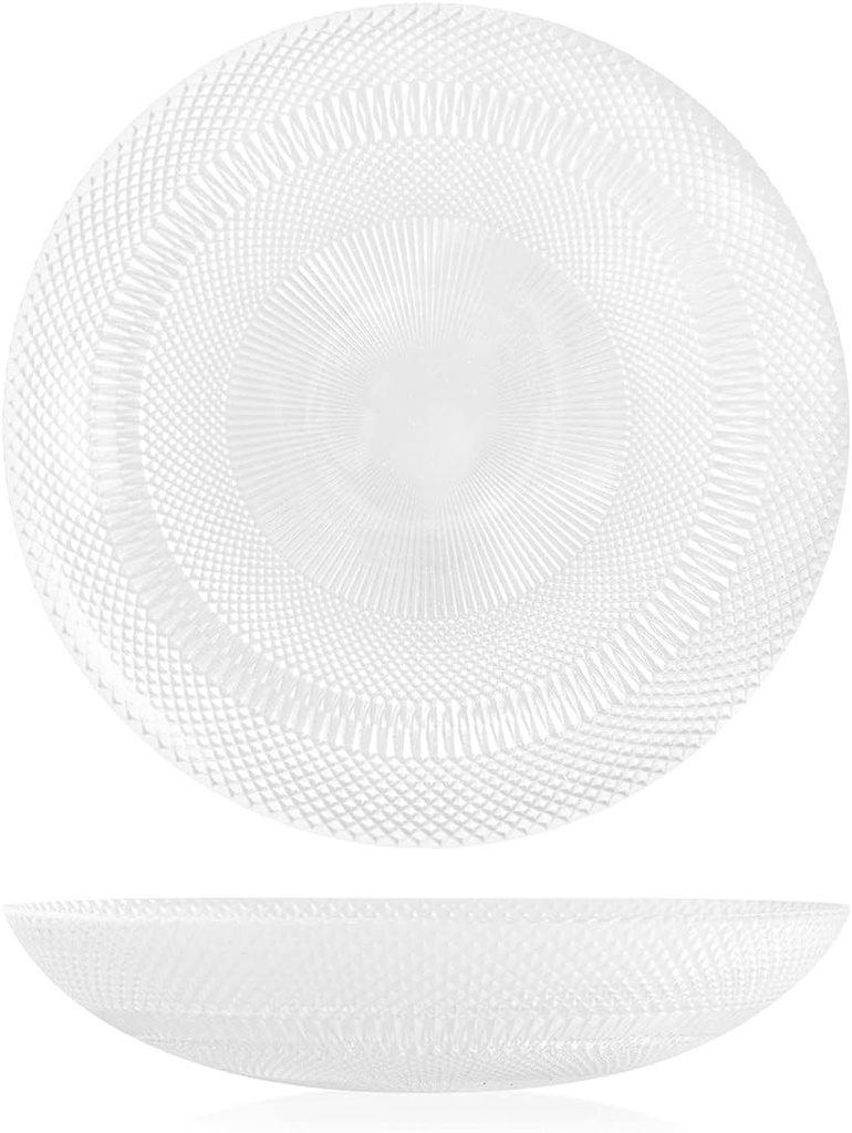 H&H Glow Set of 6, Glass, Transparent, 20 cm