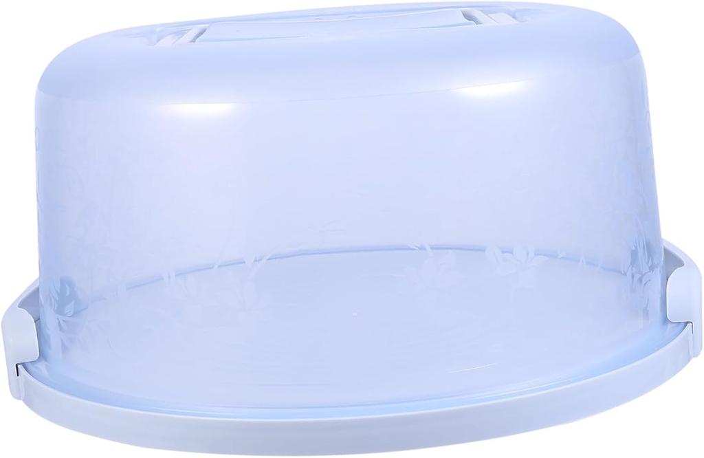 Handheld Cake Carrier with Transparent Lid Portable Cupcake Holder for and Storage Non- Base for Cakes Pies and Desserts Safe Material
