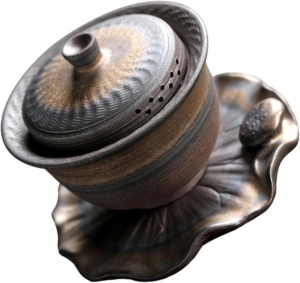 PRETYZOOM Retro Home Porcelain Teapot with Lid Handcrafted Ceramic Teaware Traditional Chinese Craftsmanship for Tea Lovers for Table Decoration and Drinkware Decor