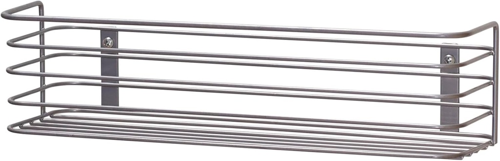 Household Essentials 1226-1 Long Basket Door Mount Cabinet Organizer | Mounts to Solid Cabinet Doors or Walls