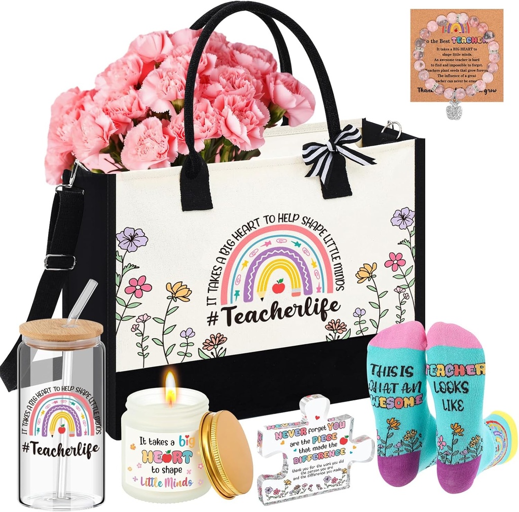 Paterr Teacher Appreciation Gifts for Women Thank You Gifts for Teachers Birthday Christmas Back to School Thanksgiving