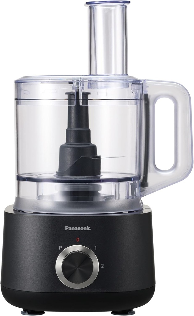 Panasonic Food Processor, Electric Vegetable Choppers for Speedy Food Prep, 5 Attachments to Shred, Whip, Mince, Chop, Grind, Shred, and Slice, 10-cup Bowl Capacity, Small Kitchen Appliances - MK-F511