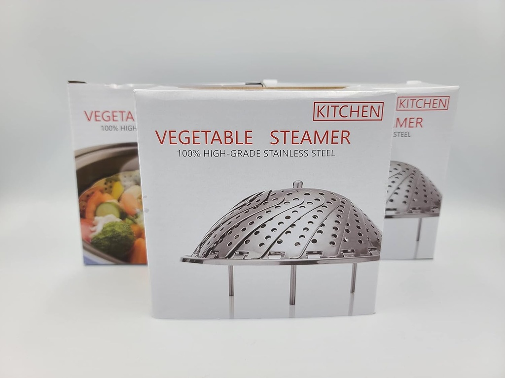 6 Pack of Premium Quality High Grade Vegetable Steamer