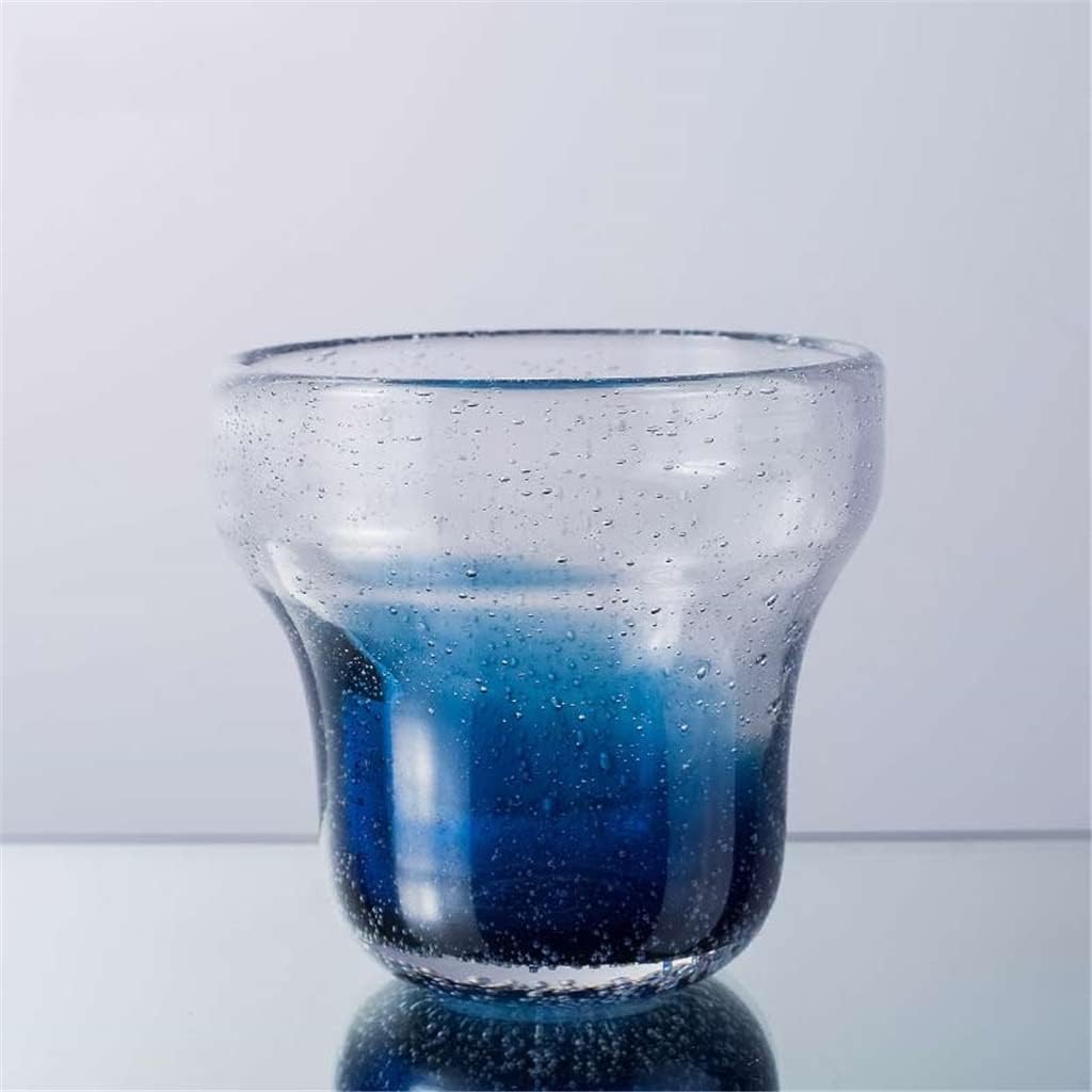 Personality Bubble Glass Cup Heat Resistant Gradient Drinking Glasses Home Office Coffee Milk Tea Water Cup Gifts(Small)