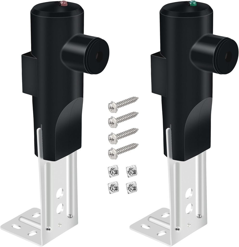 Garage Door Sensor, GSTB-R STB-BL Garage Door Safety Beams Kit, for Genie Garage Door Sensor Replacement, Garage Sensor for Genie Garage Door Openers Manufactured After 1993. with Installation Book