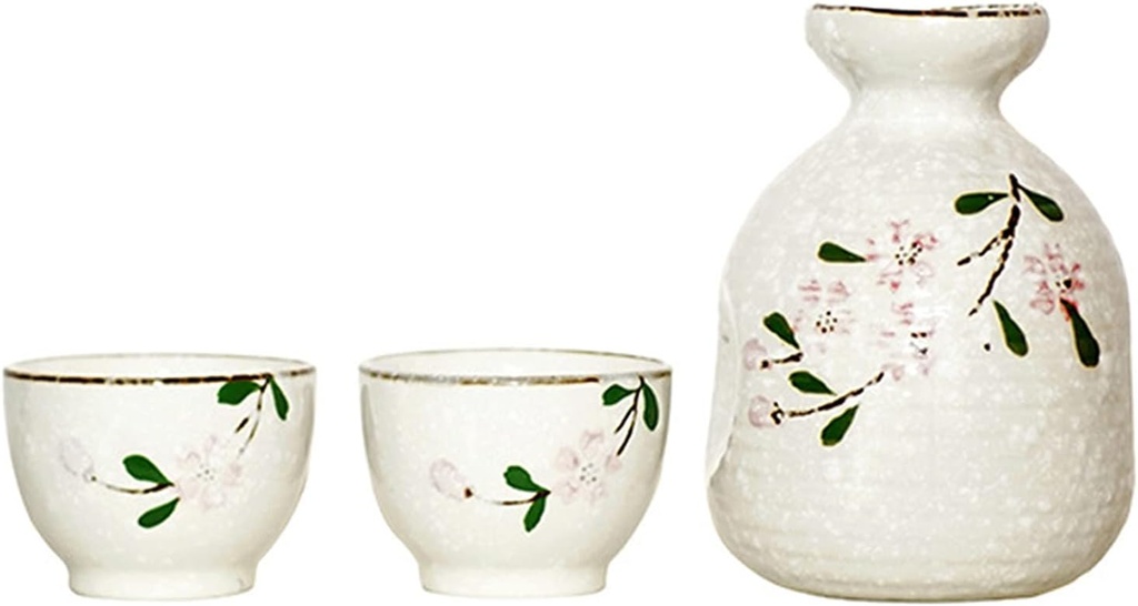 Saki Cups Crafts Cup Ceramic Japanese Sake Cup Set 3 Piece Porcelain Pottery Traditional Ceramic Cups Crafts Wine Glasse