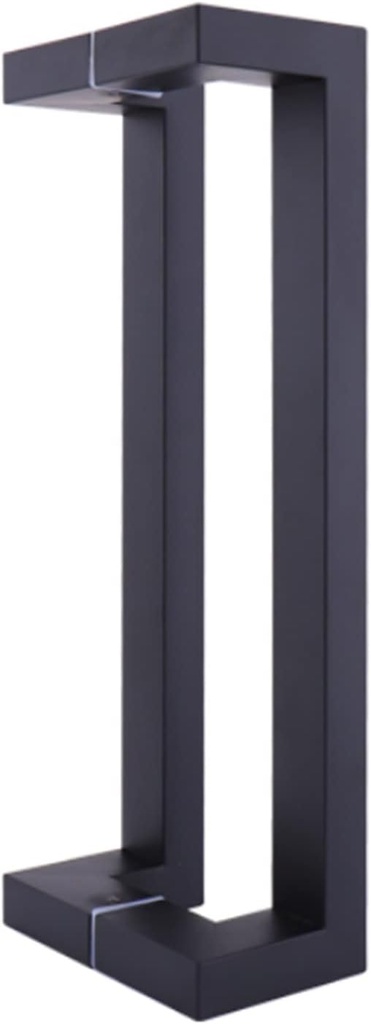 Square Rectangular Flat Shape Stainless Steel Modern Entrance Modern Door Handle,Glass Shower Bar Sliding Door Interior Exterior Door Push Handles,Modern Door Handle Hardware Set /40cm