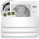 Cooper & Hunter 28,000 BTU Tri 3 Zone 9,000 + 12,000 + 12,000 BTU, 24.6 SEER2, 230V, Multi Zone Wall Mount Ductless Mini Split Air Conditioner Heat Pump Full Set with 25ft Installation Kits