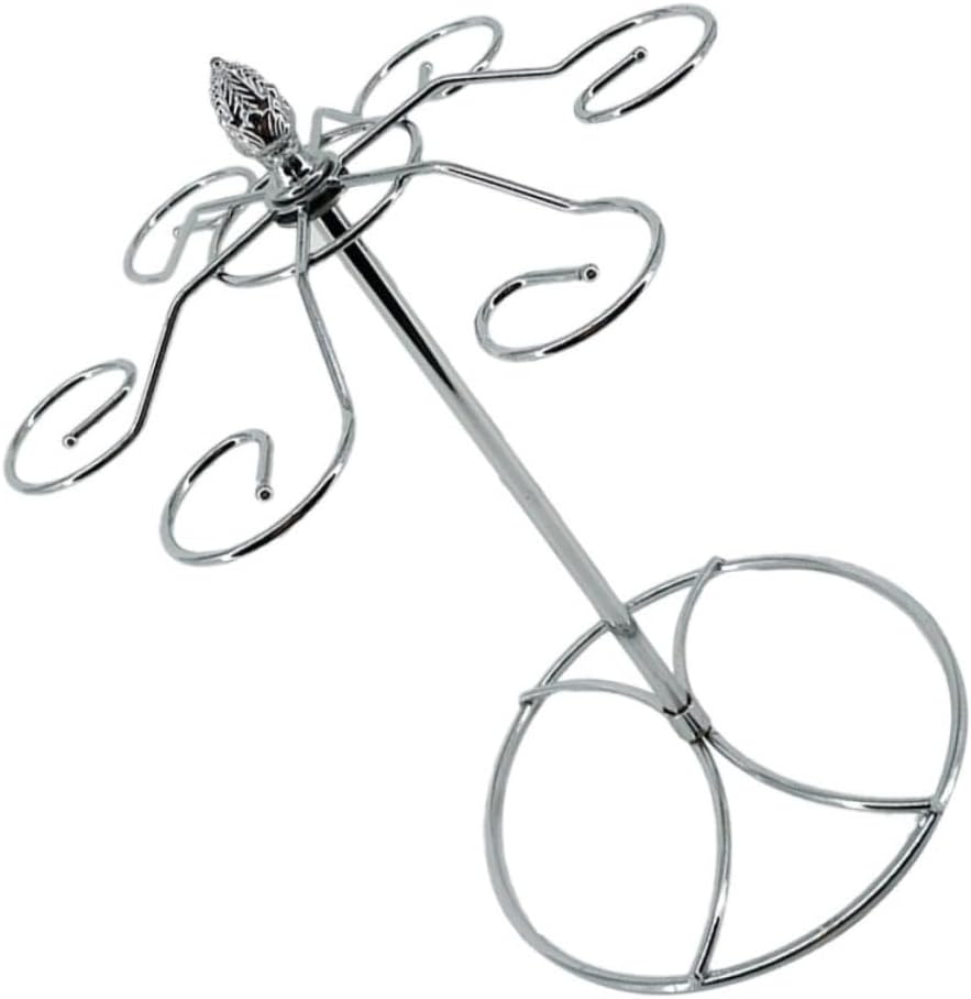 PRETYZOOM 1pc Creative Hanging Wine Glass Holder Rack for Kitchen Organization Elegant Goblet Stand for Restaurant and Home Use Convenient Storage