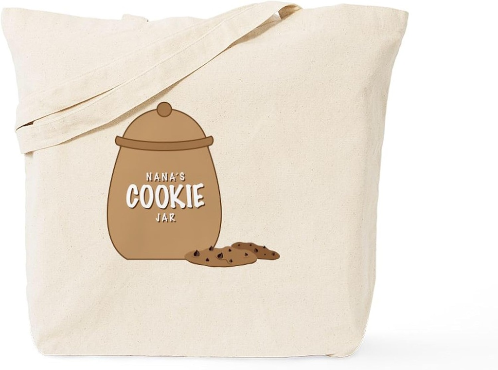 CafePress Nanas Cookie Jar Tote Bag Natural Canvas Tote Bag, Reusable Shopping Bag