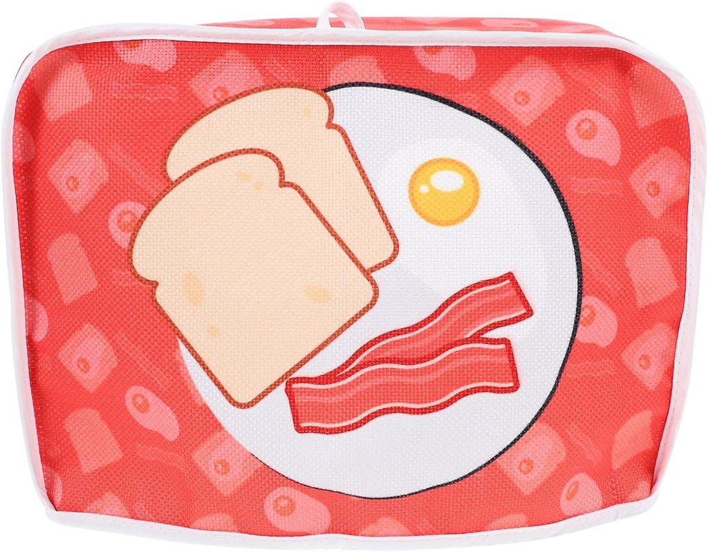 Kichvoe Toaster Cover Dust Kitchen Protector for Bread Machines Lightweight Fine Workmanship Stylish Design for Home Use