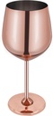 Wine Glasses Stainless Steel Wine Cups Unbreakable Wine Glasses Portable Metal Wine Glass Drinking Glasses for Party Wedding, Copper