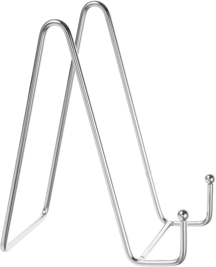 ERINGOGO Sturdy Iron Picture Frame Stand Display Dishes Books Photos on Plate Show Rack