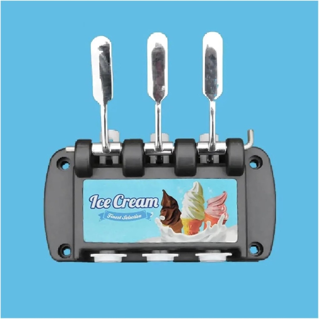 Compatible for GUANGSHEN Machines 1 Full Set Front Panel Block Replacement Parts Soft Ice Cream Makers Accessories Face Plate