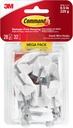 Command Small Wire Toggle Hooks, Damage Free Hanging Wall Hooks with Adhesive Strips, No Tools Wall Hooks for Hanging Organizational Items in Living Spaces, 28 White Hooks and 32 Command Strips