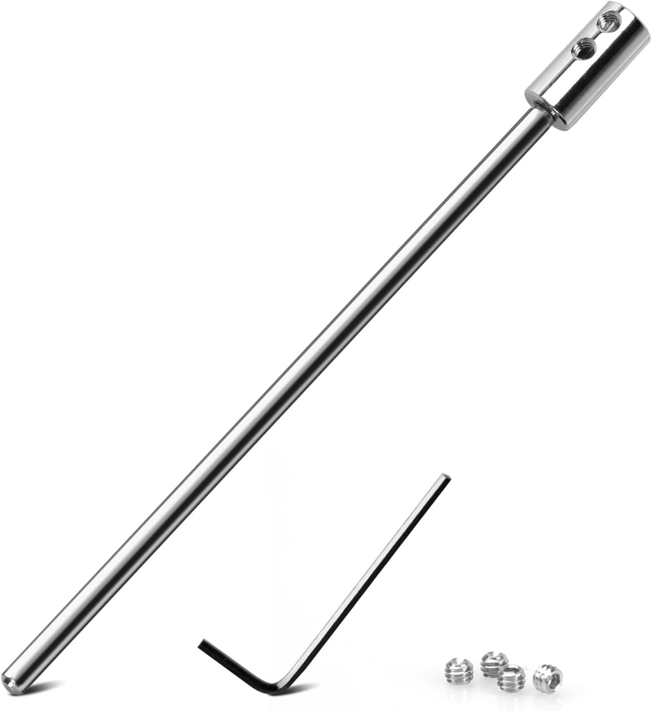 Extension Rod Converter for Bathroom Pop Up Drain Rod, 6.64 Inch Extenders Bathroom Pop-Up Vertical/Horizontal Rods, Extender Rod with an Allen Wrench Screws, Extender Rod for Sink Pop Up Rod Assembly