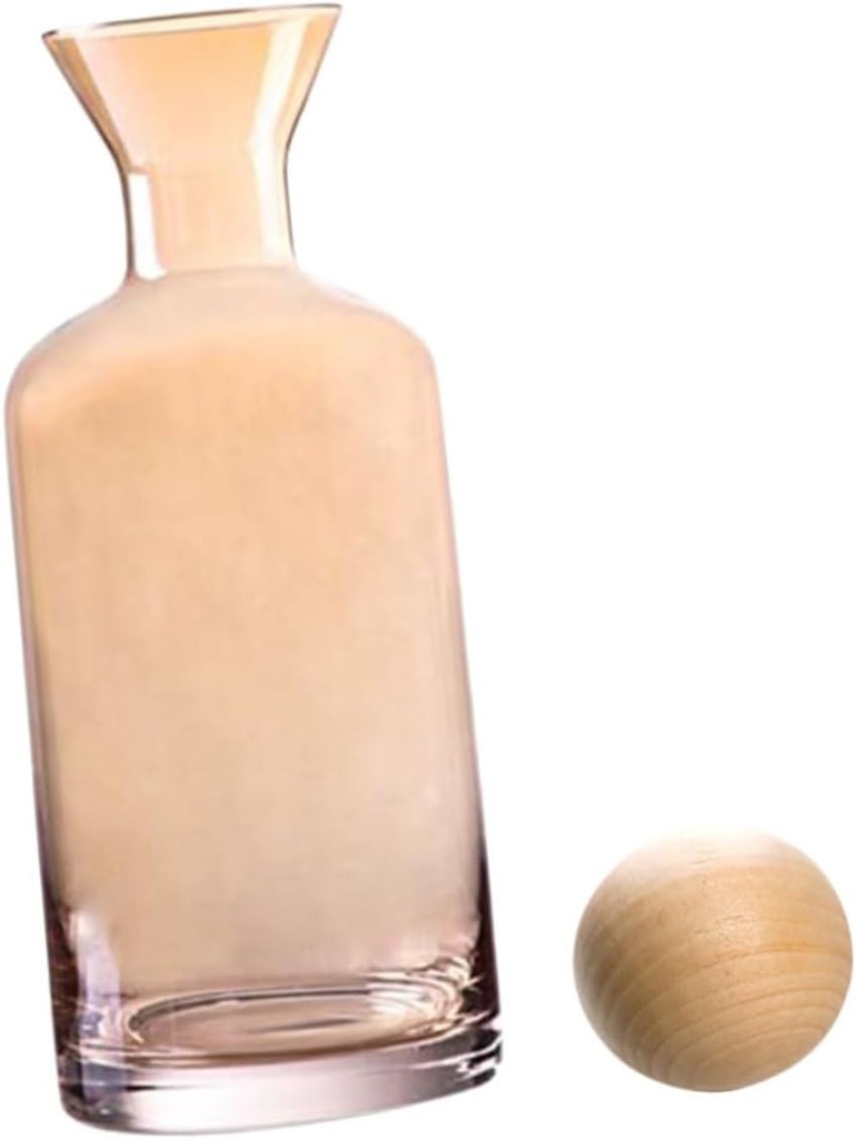 Ciieeo 1Set Creative Large Capacity Glass Kettle Heat Resistant Drink Dispenser for Iced Tea Juice Water for Home Office Use