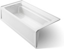Kohler 1125-LA-0 Archer® 72" x 36" alcove bath, left drain, White