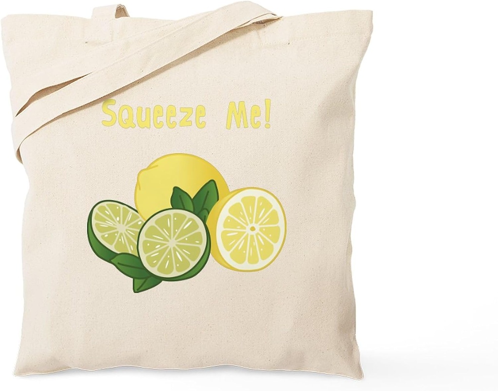 CafePress Squeeze Me Tote Bag Reusable Natural Beige Canvas Shopping Bag