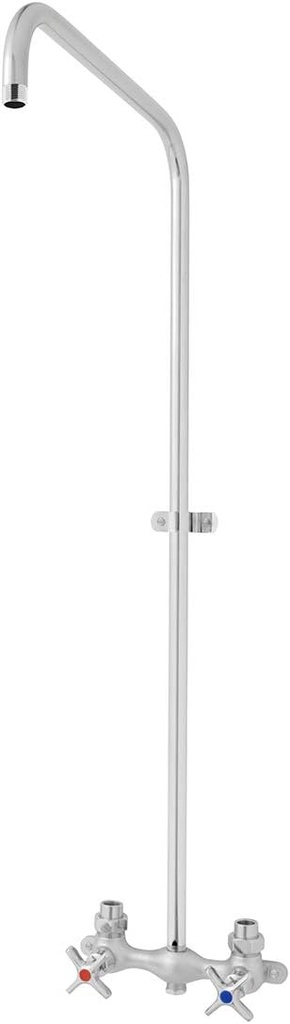 Speakman SC-1240-LH Commander Exposed Indoor/Outdoor Shower System with Extended Arm, Polished Chrome