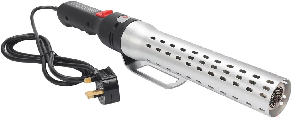 Electric Charcoal Fire Starter Lighter with Built-in Blower for BBQ Grill Smoker Fireplace Fire Pit Outdoor Cooking Quick Charcoal Lighting