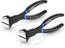 2 PCS 7 Inch Nail Puller, Nail Remover Tool, End Cutting Pliers, Carpenter Tools, Nail Pulling Pliers, End Nippers, Nippers Tool for Pulling Nails and Cutting Wires